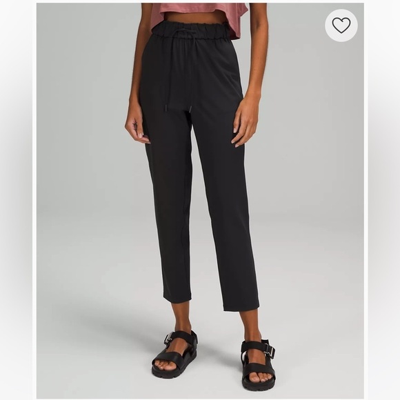 Lululemon Black Stretch High-Rise Pull-On Pant 31" Length 69% nylon 31% lycra 4 - Picture 2 of 15